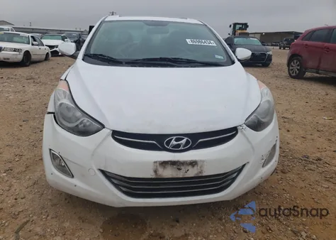 2013 Hyundai Elantra Gls z USA, uszkodzony, nr VIN 5NPDH4AE6DH263999